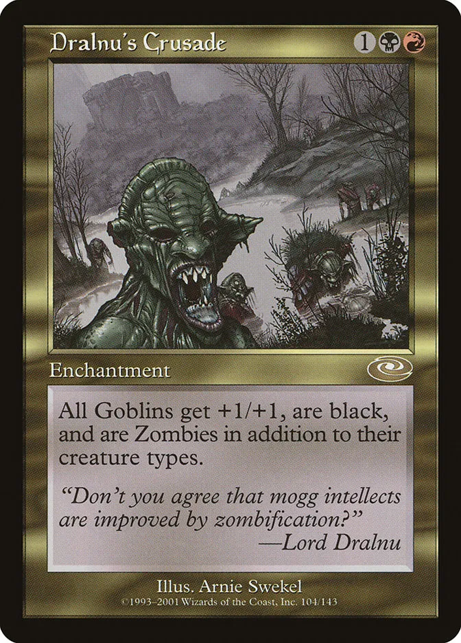2001 Planeshift Dralnu's Crusade rare #104 rare card image