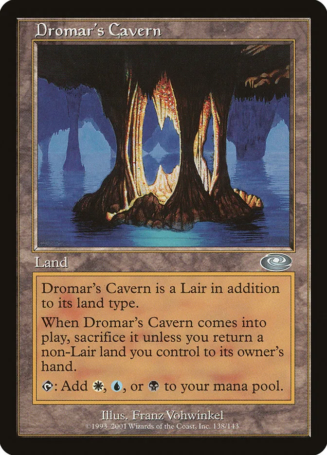2001 Planeshift Dromar's Cavern uncommon #138 uncommon card image