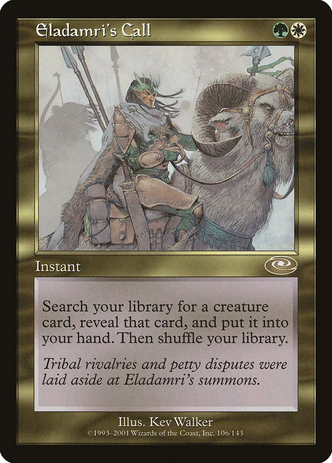 2001 Planeshift Eladamri's Call rare #106 rare card image