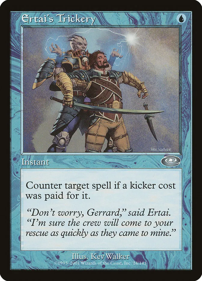 2001 Planeshift Ertai's Trickery uncommon #24 uncommon card image