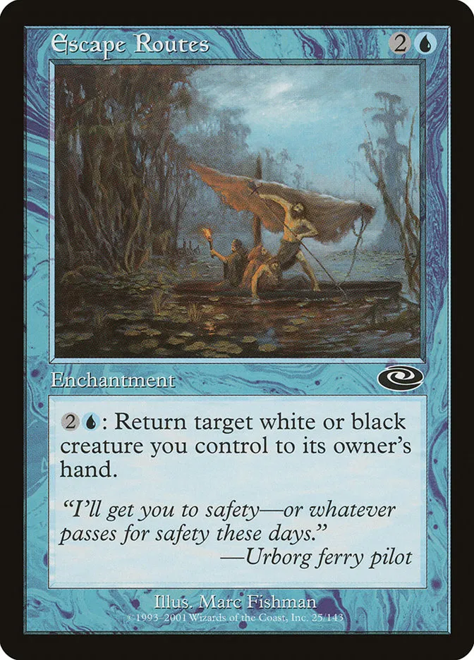 2001 Planeshift Escape Routes common #25 common card image