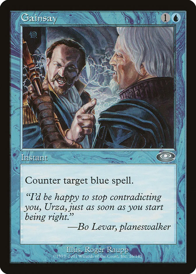 2001 Planeshift Gainsay uncommon #26 uncommon card image