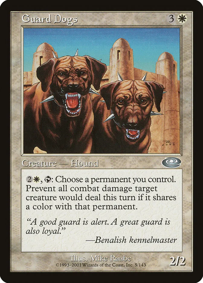 2001 Planeshift Guard Dogs uncommon #5 uncommon card image
