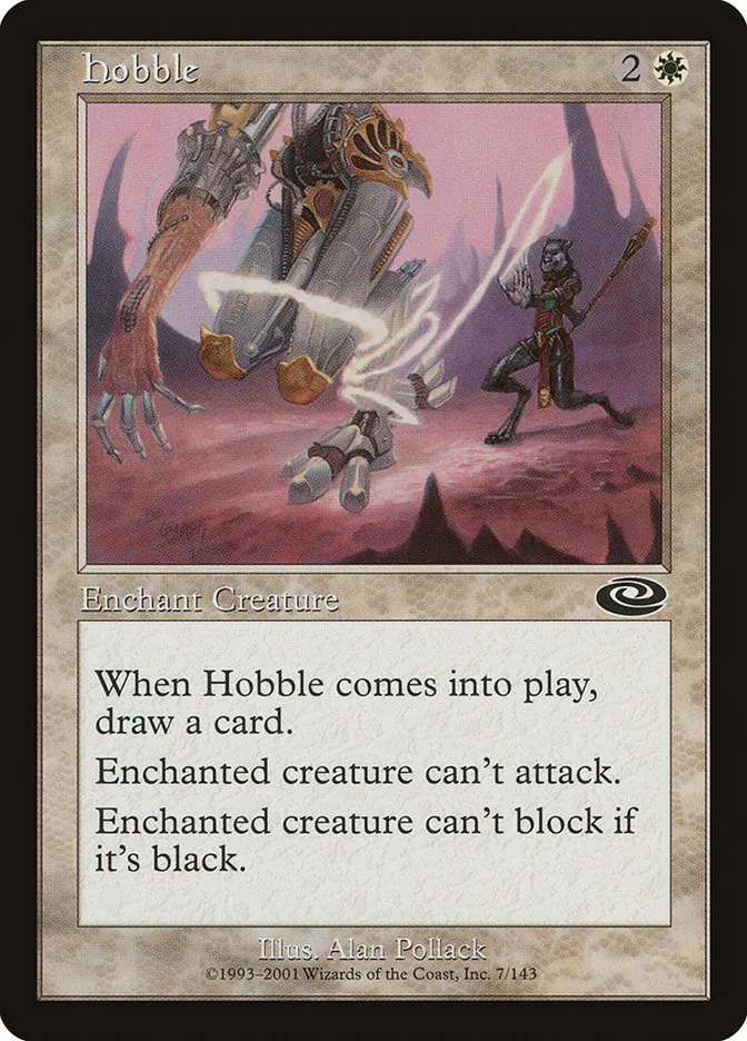 2001 Planeshift Hobble common #7 common card image