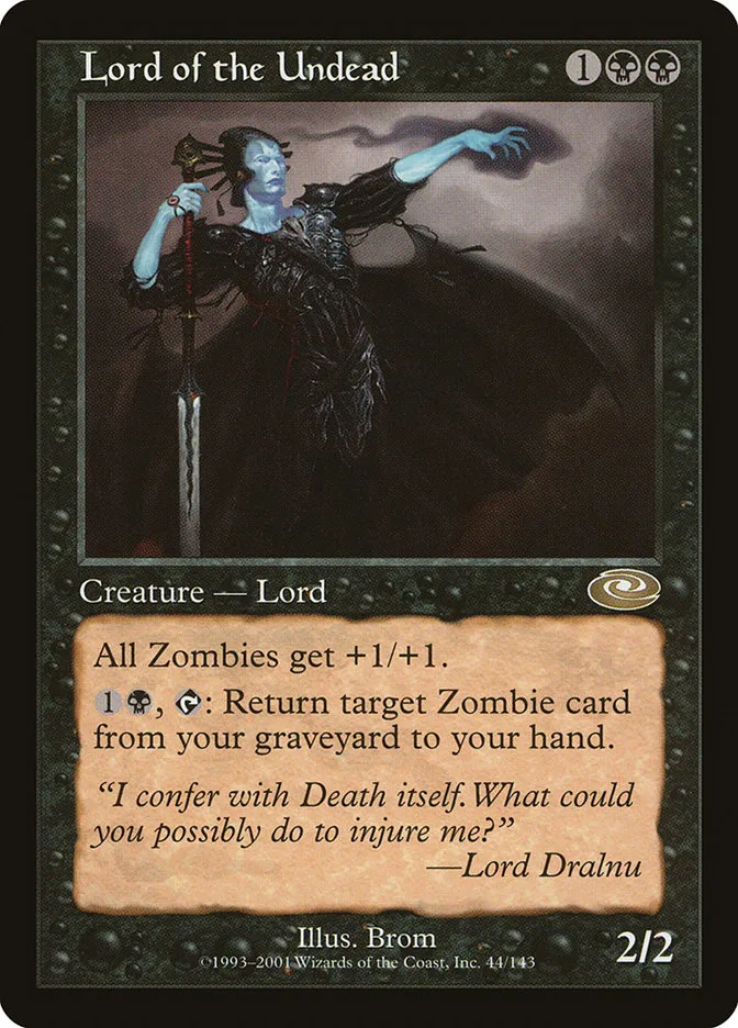 2001 Planeshift Lord of the Undead rare #44 rare card image