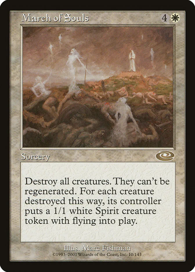 2001 Planeshift March of Souls rare #10 rare card image