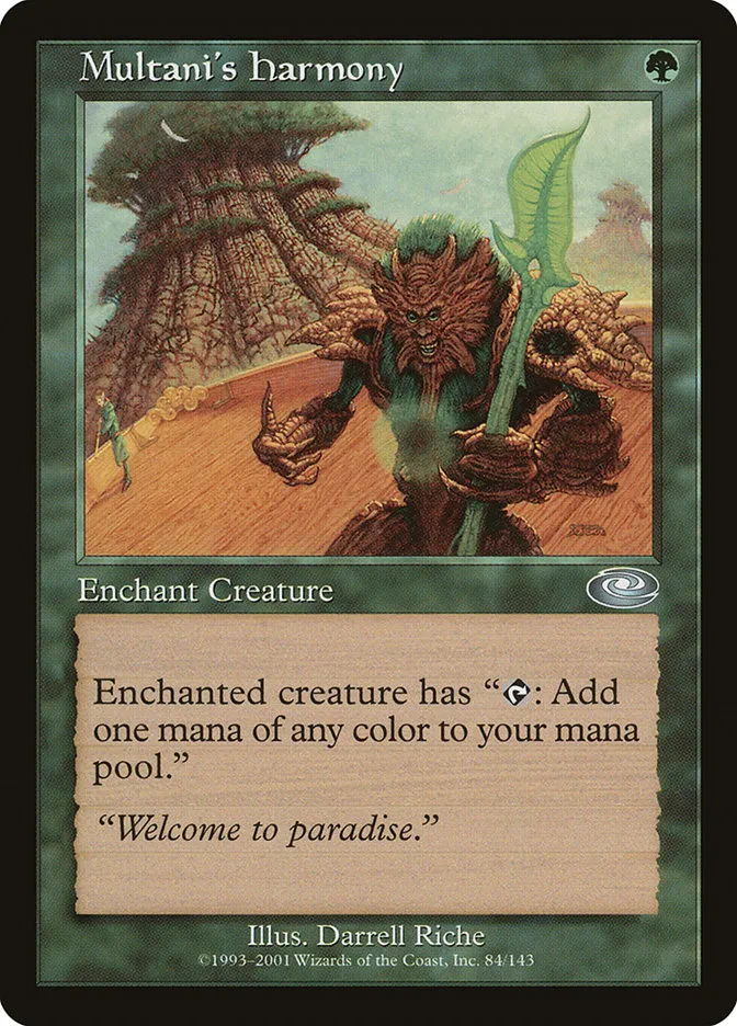 2001 Planeshift Multani's Harmony uncommon #84 uncommon card image