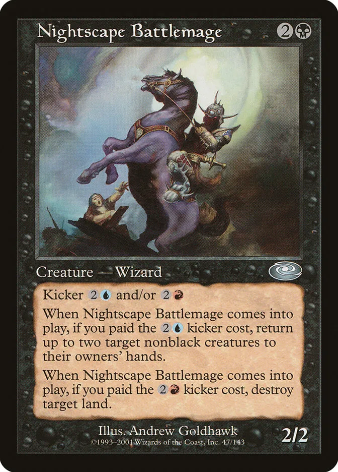 2001 Planeshift Nightscape Battlemage uncommon #47 uncommon card image