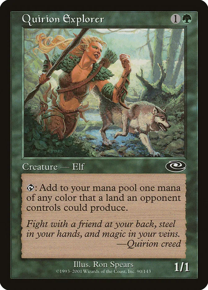 2001 Planeshift Quirion Explorer common #90 common card image