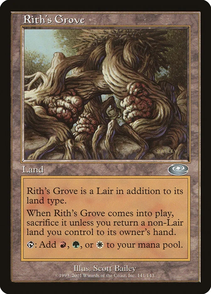 2001 Planeshift Rith's Grove uncommon #141 uncommon card image