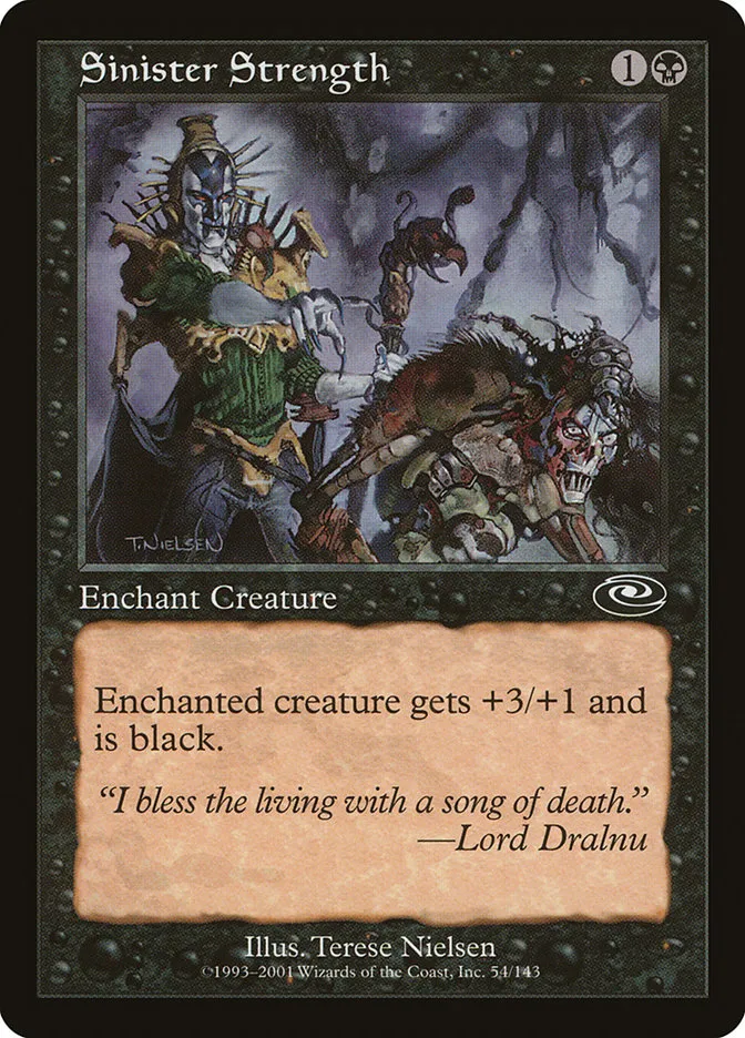 2001 Planeshift Sinister Strength #54 common card image