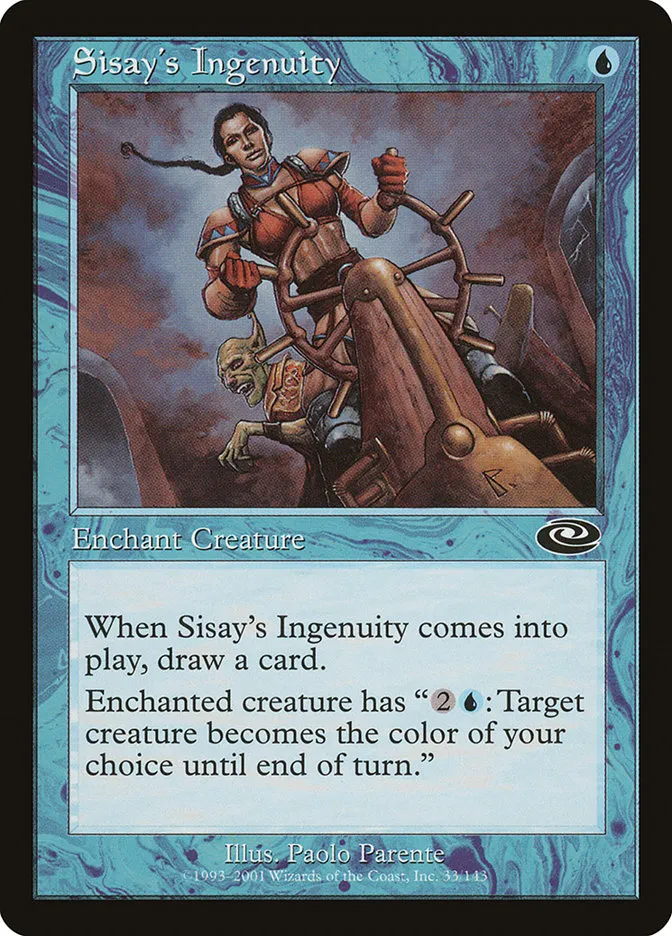 2001 Planeshift Sisay's Ingenuity common #33 common card image
