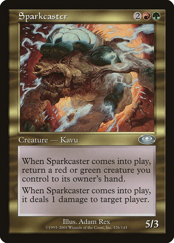 2001 Planeshift Sparkcaster uncommon #126 uncommon card image