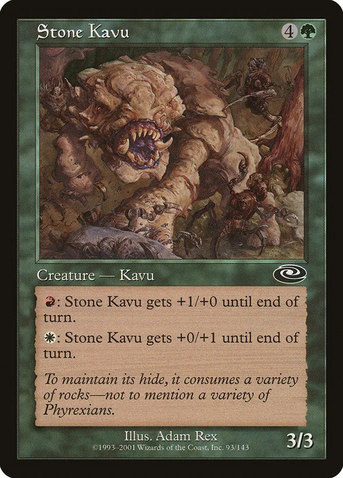2001 Planeshift Stone Kavu #93 common card image