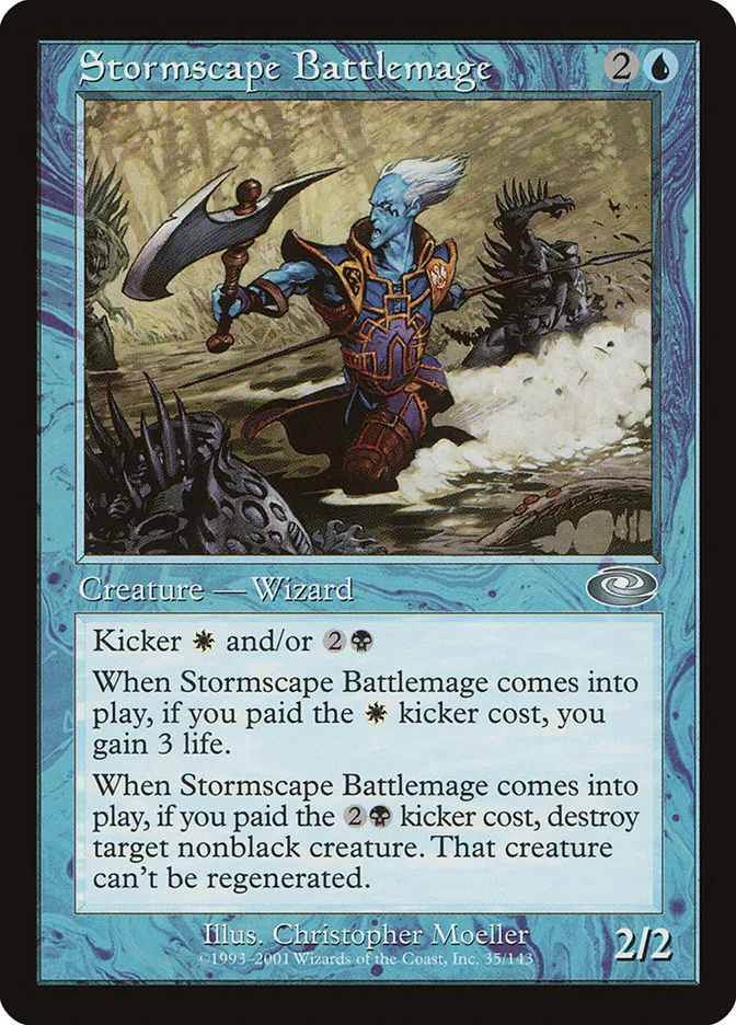 2001 Planeshift Stormscape Battlemage uncommon #35 uncommon card image