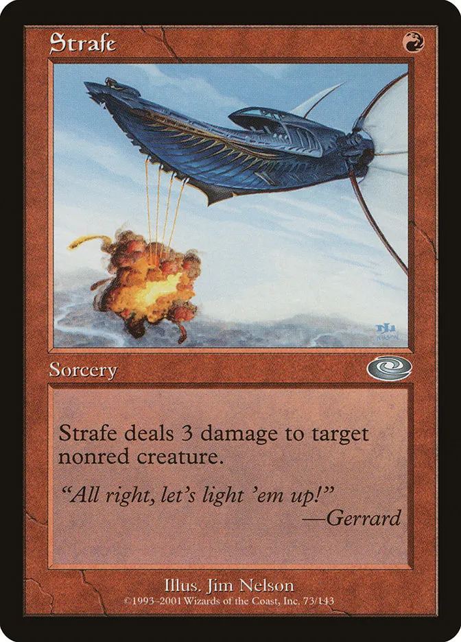 2001 Planeshift Strafe uncommon #73 uncommon card image