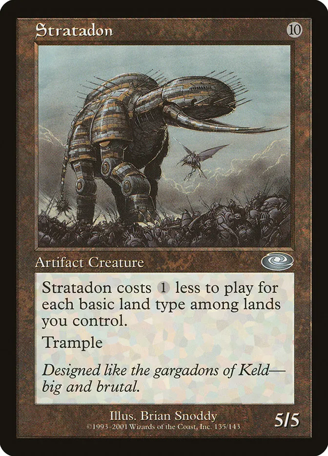 2001 Planeshift Stratadon uncommon #135 uncommon card image