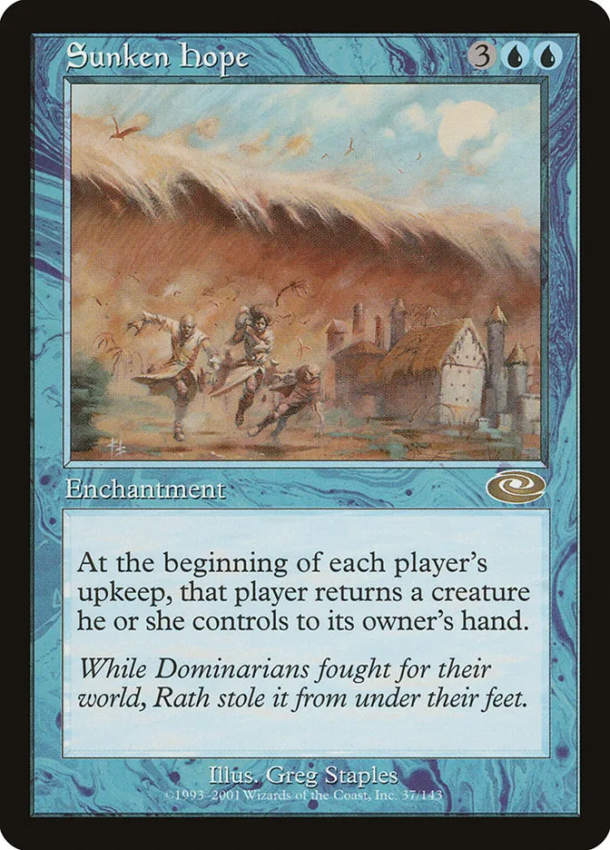 2001 Planeshift Sunken Hope rare #37 rare card image