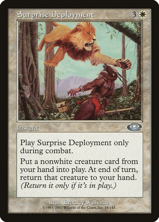 2001 Planeshift Surprise Deployment uncommon #18 uncommon card image