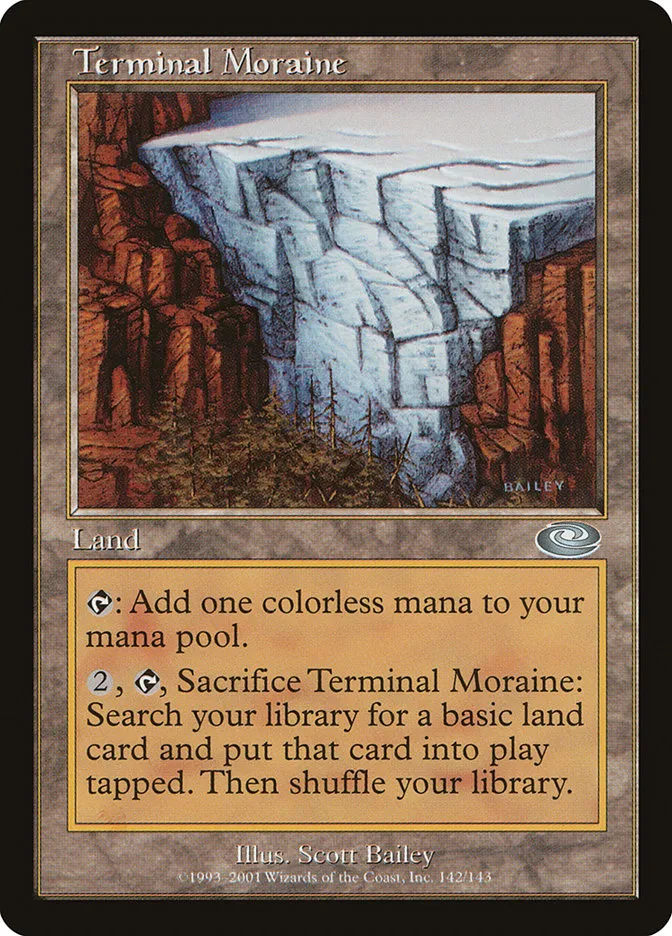 2001 Planeshift Terminal Moraine uncommon #142 uncommon card image