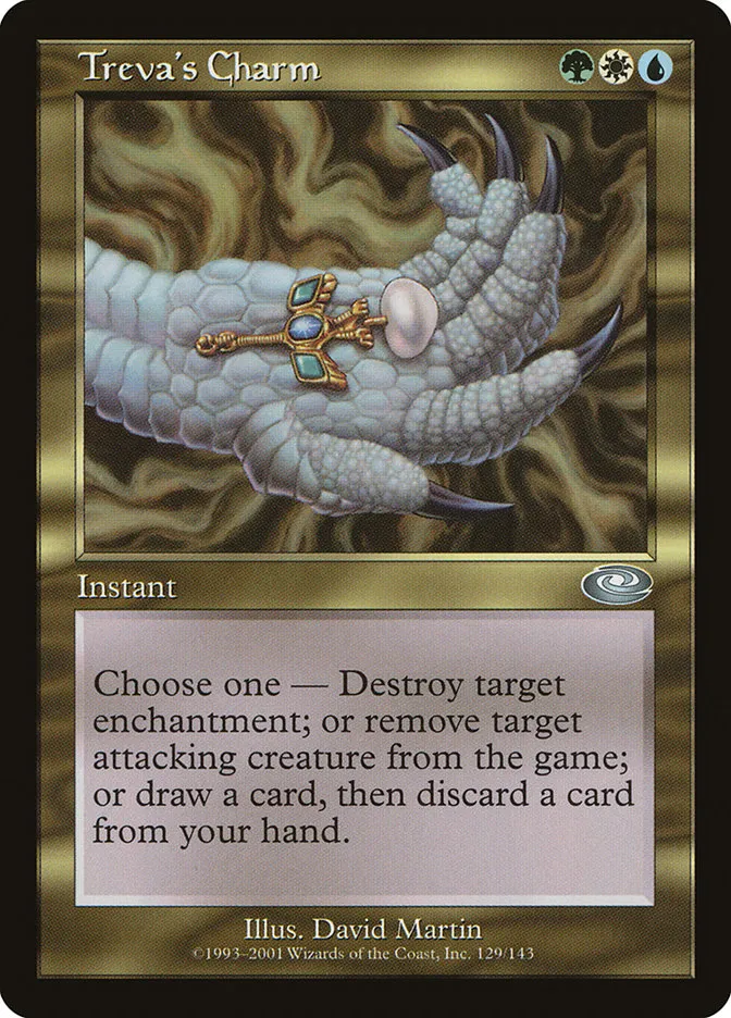 2001 Planeshift Treva's Charm uncommon #129 uncommon card image