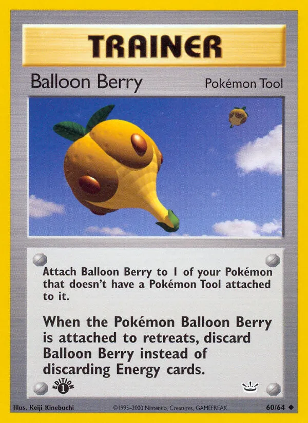 2001 Neo Revelation Balloon Berry #60/64 Uncommon card image