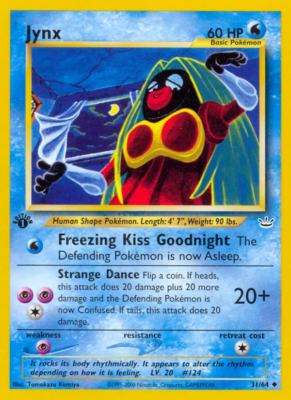 2001 Neo Revelation Jynx #31/64 Uncommon card image