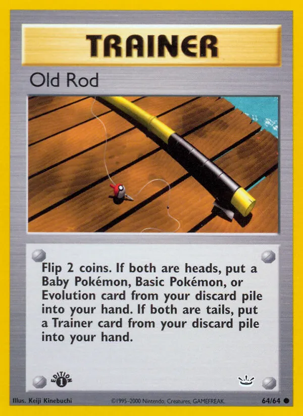 2001 Neo Revelation Old Rod #64/64 Common card image