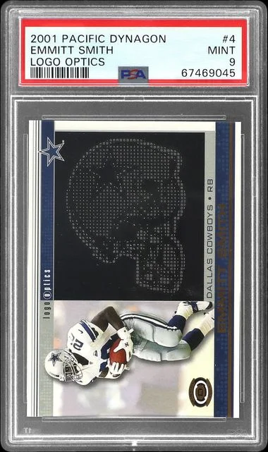 2001 Pacific Dynagon Logo Optics Emmitt Smith #4 card image