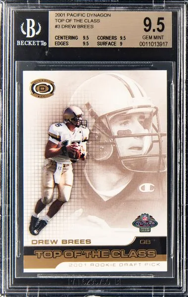 2001 Pacific Dynagon Top Of The Class Drew Bress #3 card image