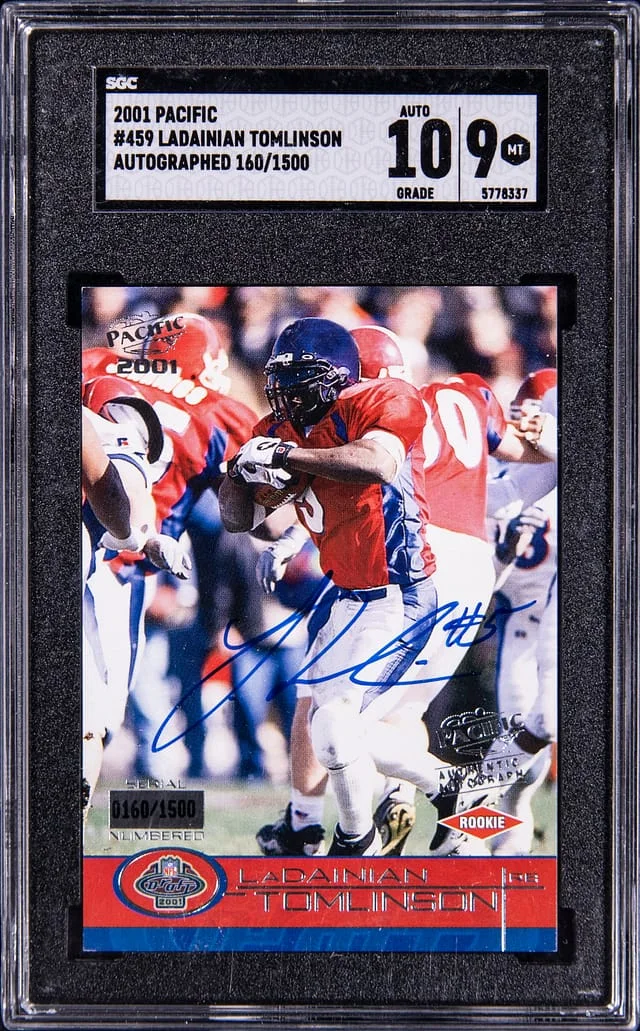 2001 Pacific Ladainian Tomlinson #459 card image