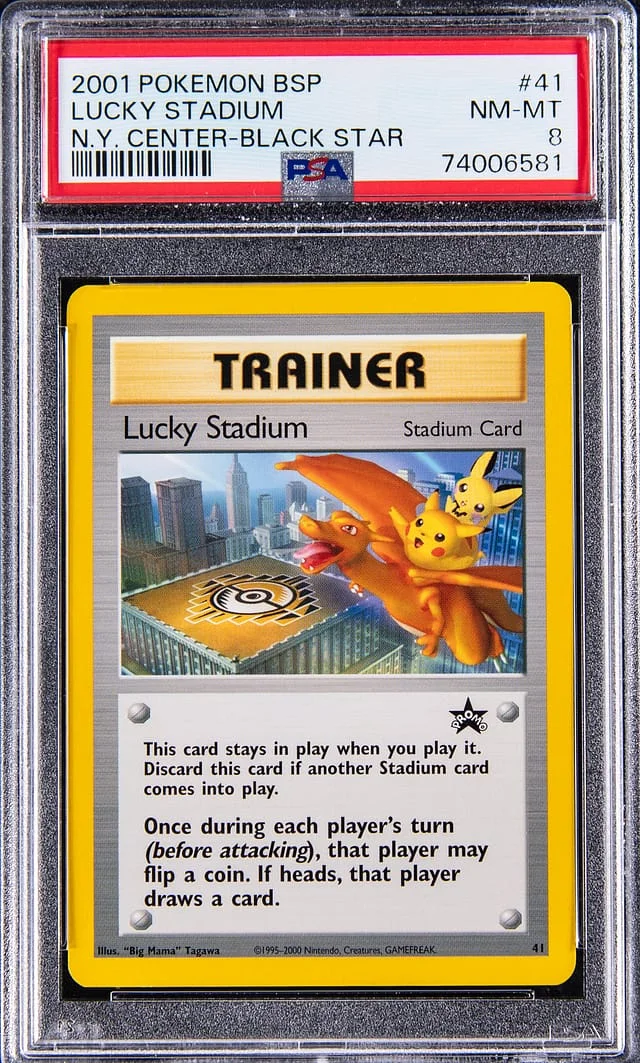 2001 Pokemon Black Star Promo New York Center Lucky Stadium #41 card image