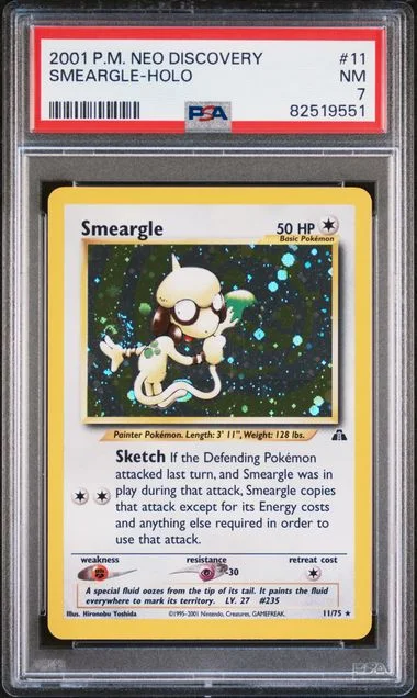 2001 Pokemon Neo Discovery Smeargle-Holo #11 card image