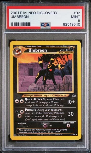2001 Pokemon Neo Discovery Umbreon #32 card image