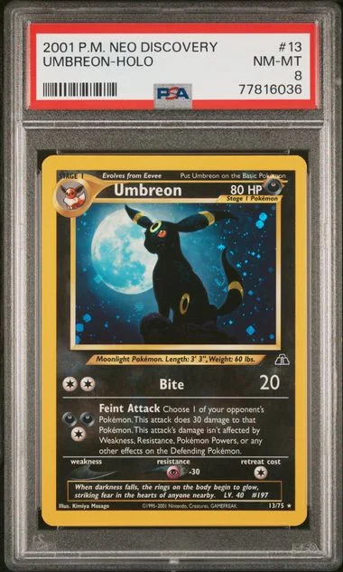 2001 Pokemon Neo Discovery Umbreon-Holo #13 card image