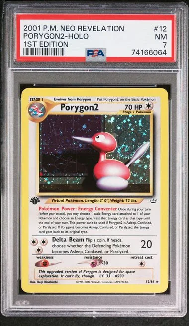 2001 Pokemon Neo Revelation 1st Edition Porygon2-Holo #12 card image