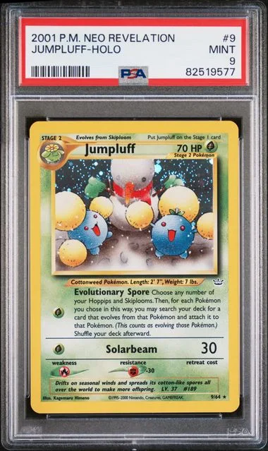 2001 Pokemon Neo Revelation Jumpluff-Holo #9 card image