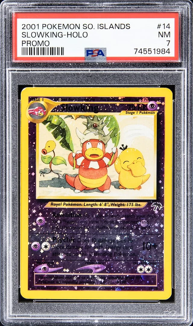 2001 Pokemon SO. Islands Holofoil Promo Slowking #14 card image