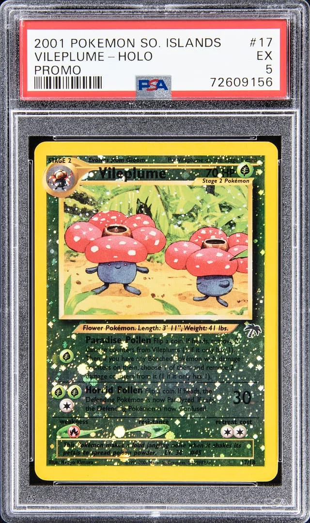2001 Pokemon SO. Islands Promo - Holo Vileplume #17 card image