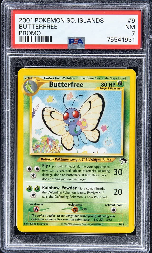 2001 Pokemon Southern Islands Promo Butterfree #9 card image