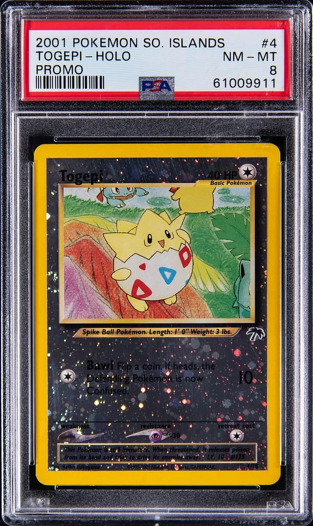 2001 Pokemon Southern Islands Promo Holo Togepi #4 card image