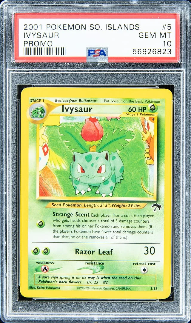 2001 Pokemon Southern Islands Promo Ivysaur #5 card image