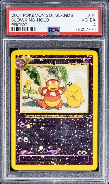 2001 Pokemon Southern Islands Promo Rare Holofoil Slowking #14 card image