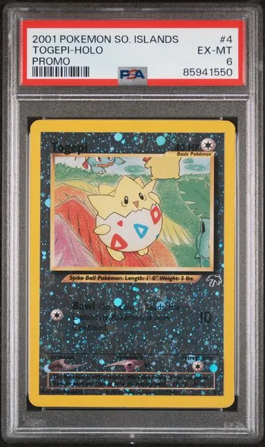 2001 Pokemon Southern Islands Promo Togepi-Holo #4 card image