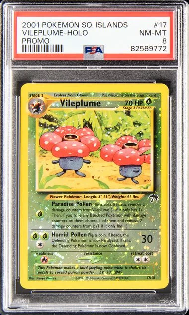 2001 Pokemon Southern Islands Promo Vileplume-Holo #17 card image