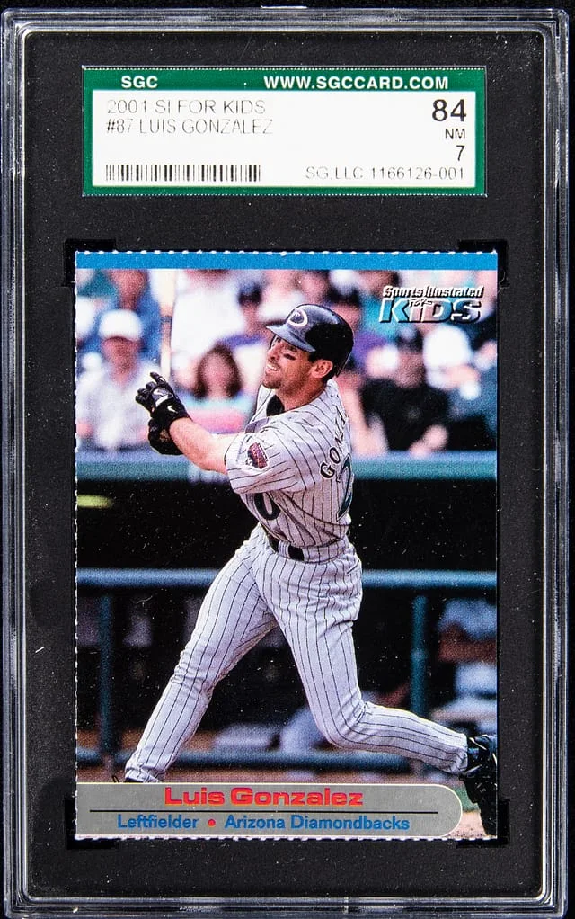 2001 SI For Kids Luis Gonzalez #87 card image