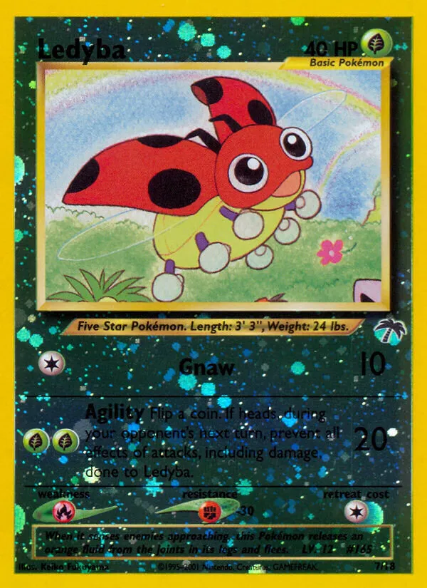 2001 Southern Islands Ledyba #07/18 Promo card image