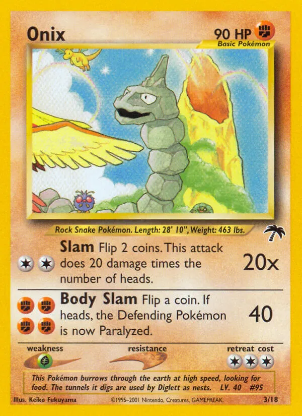 2001 Southern Islands Onix #03/18 Promo card image