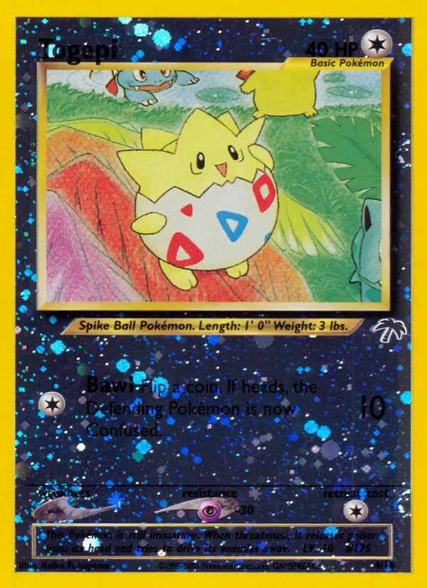 2001 Southern Islands Togepi #04/18 Promo card image
