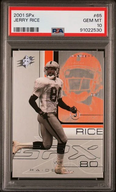 2001 SPx Jerry Rice #65 card image